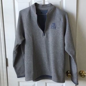 Adidas last men’s gray quarter zip with PGA Harding Park 2020 insignia  Large